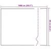 Elektrostatinė langų plėvelė Skaidrus 60 x 1000 cm PVC