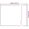 Elektrostatinė langų plėvelė Skaidrus 60 x 2000 cm PVC