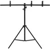 Stovas fonui, juodos spalvos, 91x60x(70–200)cm, T formos