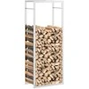 Stovas malkoms, 50x28x132 cm, nerūdijantis plienas