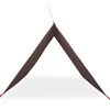 Stovyklavimo tentas, rudas, 366x306cm, atsparus vandeniui