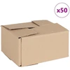 Sulankstoma dėžė 50 pcs Natūrali 20 x 15 x 10 cm Kartonas
