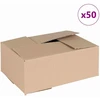 Sulankstoma dėžė 50 pcs Natūrali 25 x 17,5 x 10 cm Kartonas