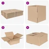 Sulankstoma dėžė 50 pcs Natūrali 30 x 30 x 15 cm Kartonas