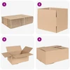 Sulankstoma dėžė 50 pcs Natūrali 35 x 24 x 15 cm Kartonas