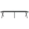 Sulankstoma Kempingo Lova Juoda 210 x 80 x 46 cm