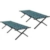 Sulankstoma Kempingo Lova Lapelis 2 pcs Miškas 210 x 80 x 46 cm