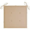 Sulankstomos sodo kėdės su pagalvėlėmis, 4vnt., tikmedis