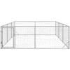 Lauko šunų voljeras su durelėmis, 3x4x1 m, cinkuotas plienas