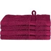 Svečių Rankšluostis SOLUND 4 pcs Vyšninė 15 x 21 cm 550 gsm