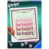 Tapymas pagal skaičius CreArt Be Happy 23544 Ravensburger