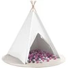 Teepee palapinė Balta 120 x 120 x 150 cm Audinys ir plastikas