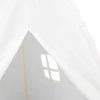 Teepee palapinė Balta 120 x 120 x 150 cm Audinys ir plastikas