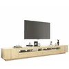 TV staliukas Televizoriaus spintelė su LED apšvietimu, ąžuolo, 300x35x40cm