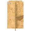 Terariumo bazė su lentyna Ruda 60 x 30 x 50 cm OSB