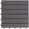 Terasinė Plytelė 10 pcs Pilka 30 x 30 cm