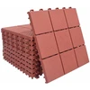 Terasinė Plytelė 10 pcs Raudona 30,5 x 30,5 x 2,2 cm