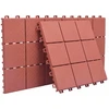 Terasinė Plytelė 10 pcs Raudona 30,5 x 30,5 x 2,2 cm