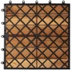 Terasinė Plytelė 10 pcs Ruda 30 x 30 cm Akacijos kietasis medis