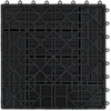 Terasinė Plytelė 11 pcs Juoda 30 x 30 cm MPK