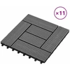 Terasinė Plytelė 11 pcs Pilka 30 x 30 cm MPK