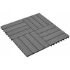 Terasinė Plytelė 11 pcs Pilka 30 x 30 cm MPK