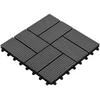 Terasinė Plytelė 11 pcs Pilka 30 x 30 cm MPK