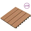 Terasinė Plytelė 11 pcs Ruda 30 x 30 cm MPK