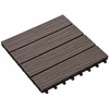 Terasinė Plytelė 11 pcs Tamsiai rudas 30 x 30 cm MPK