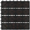 Terasinė Plytelė 11 pcs Tamsiai rudas 30 x 30 cm MPK