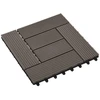 Terasinė Plytelė 11 pcs Tamsiai rudas 30 x 30 cm MPK
