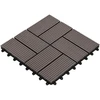 Terasinė Plytelė 11 pcs Tamsiai rudas 30 x 30 cm MPK