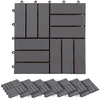 Terasinė Plytelė 20 pcs Pilka 30 x 30 cm
