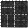 Terasinė Plytelė 22 pcs Juoda 30 x 30 cm MPK
