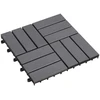 Terasinė Plytelė 30 pcs Pilka 30 x 30 cm