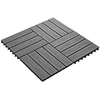 Terasinė Plytelė 3D dizainas 11 pcs Pilka 30 x 30 cm MPK