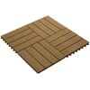 Terasinė Plytelė 3D dizainas 11 pcs Tikmedis 30 x 30 cm MPK