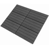 Terasinė Plytelė 6 pcs Juodas 60 x 30 cm MPK