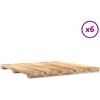Terasinė Plytelė 6 pcs Ruda 50 x 50 cm Ruda impregnuota pušis