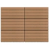Terasinė Plytelė 6 pcs Ruda 60 x 30 cm MPK