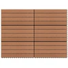 Terasinė Plytelė 6 pcs Ruda 60 x 30 cm MPK