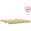 Terasinė Plytelė 6 pcs Žalia 50 x 50 cm Žalia impregnuota pušis