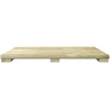 Terasinė Plytelė 6 pcs Žalia 50 x 50 cm Žalia impregnuota pušis