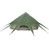 Teepee palapinė 7 asmenims 7 asmeniui Žalia ir Pilka