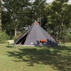 Tipi palapinė Pilka ir oranžinė 560 x 560 x 300 cm tafta