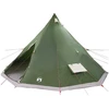 Tipi palapinė su stogu Žalia 560 x 560 x 300 cm tafta