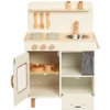 Tooky Toys TOOKY TOY medinė smėlio spalvos virtuvė su priedais