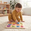 Dėlionė Tooky Toys Žaislų žaislų galvosūkis Montessori mokymosi figūros su kaiščių figūromis