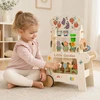 Tooky Toys TOOKY TOY Montessori medinis sodo vežimėlis 57 vnt.
