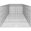 Triušių narvas, 5 segmentai, 273x79x54cm, galvanizuota geležis